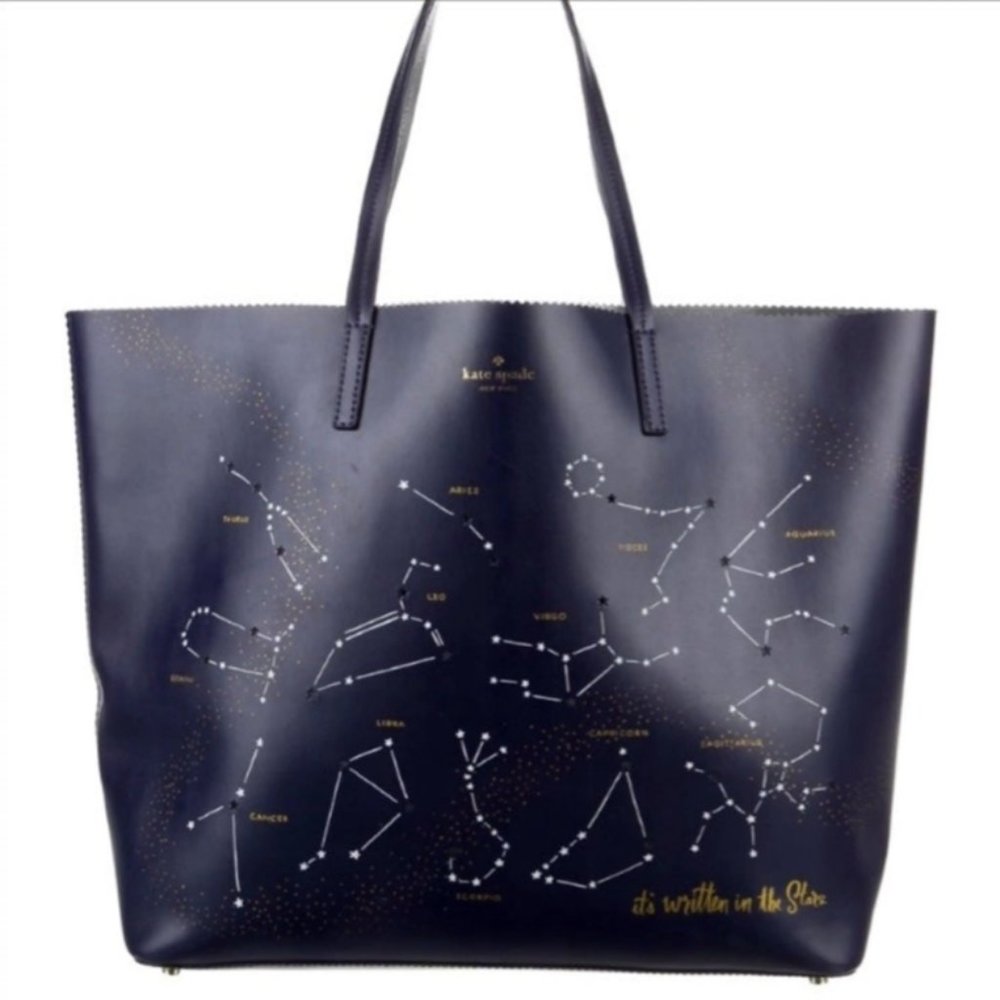 NWT Kate Spade Constellations It's Within the Stars Oversized Shoulder Bag